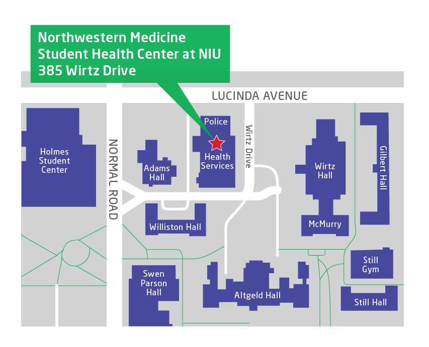 Locations and Hours NIU Student Health Center